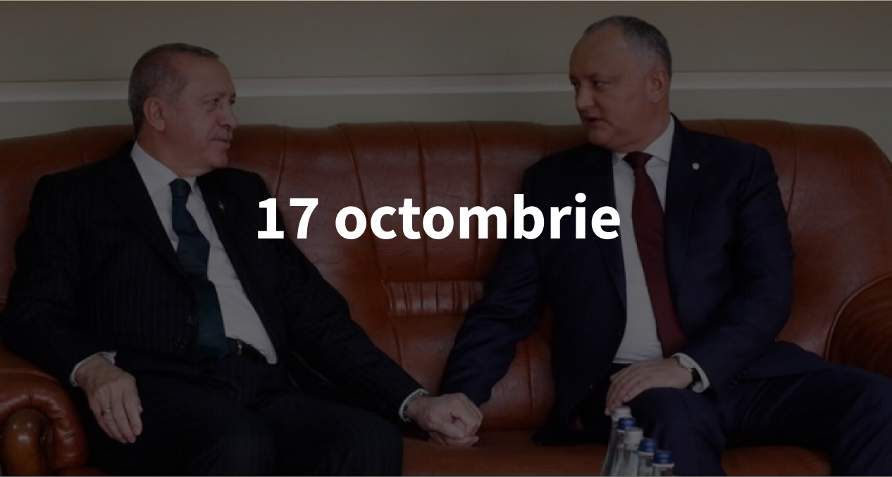 Scurt pe doi, 17 octombrie: Vizita lui Erdogan – cu râs și plâns, mandatul lui Năstase și noul local RUF
