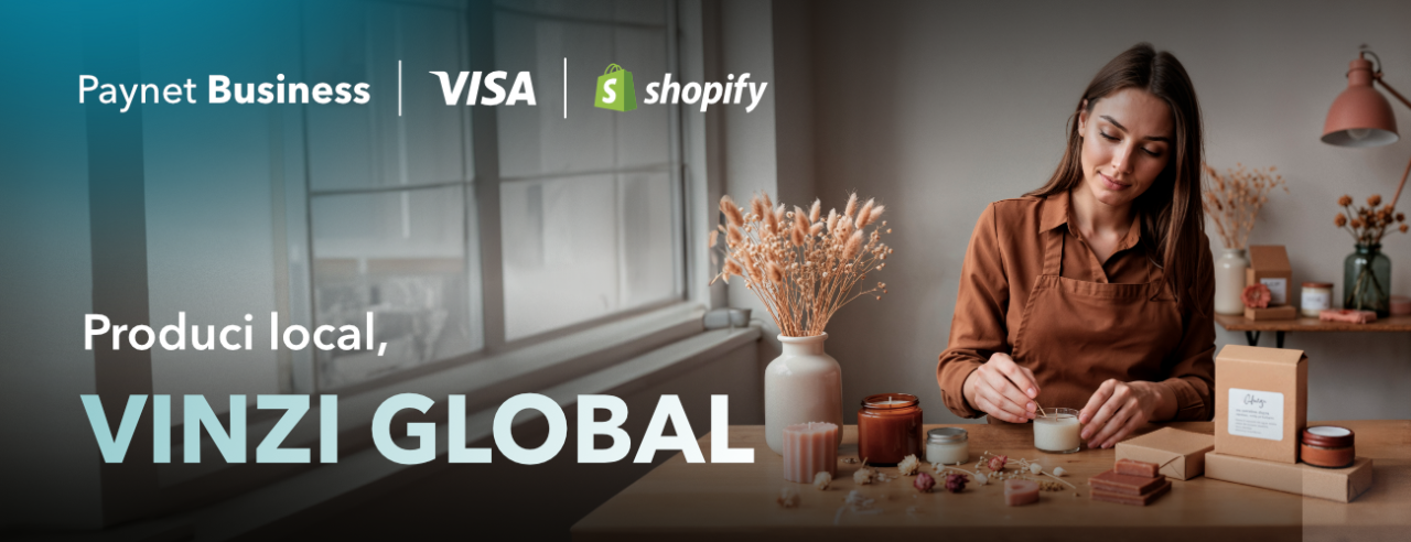 Vinzi online din Moldova? Paynet tocmai a anunțat scurtarea drumului spre clienții din toată lumea prin integrarea cu Shopify